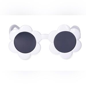 🔴 3/$12 Child of Mine Baby Girls White Fashion Flower Sunglasses! NEW!